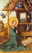 Lochner, Stephan Adoration of the Child USA oil painting artist